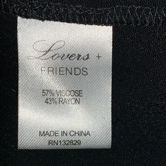 Lovers + Friends Long Sleeve Blouse Crocheted Top - Picture 6 of 7